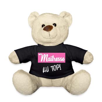 VIELEN DANK. GELIEBTE. DANKE HERRIN - Teddy - Schwarz - Vorne