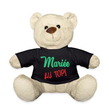 Junggesellinnenabschied. HOCHZEIT. MANNSCHAFT. TEAM BRAUT. ZUKÜNFTIGE BRAUT - Teddy - Schwarz - Vorne