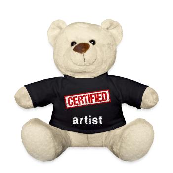 Artist - Teddy Bear - black - Front