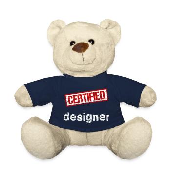 Designer - Teddy Bear - french navy - Front
