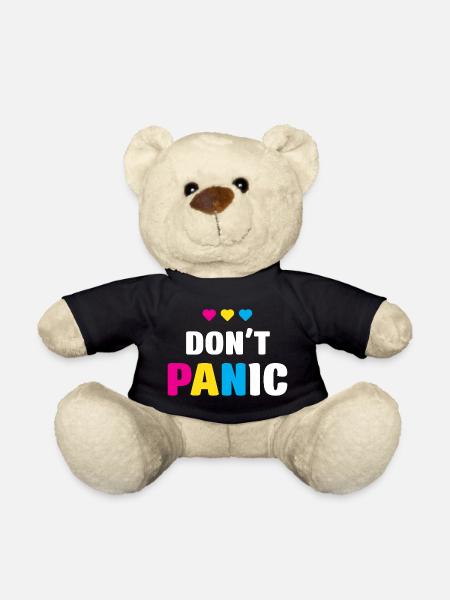 LGBT Pride Month - Keine Panik - Teddy - Schwarz