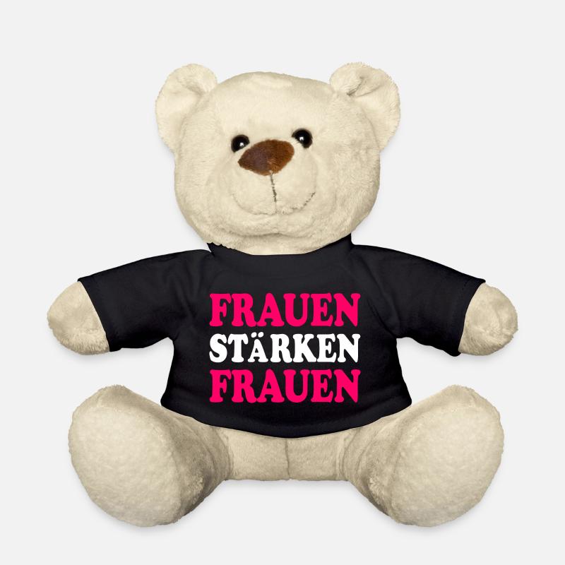 frauen stärken frauen - Teddy - Schwarz
