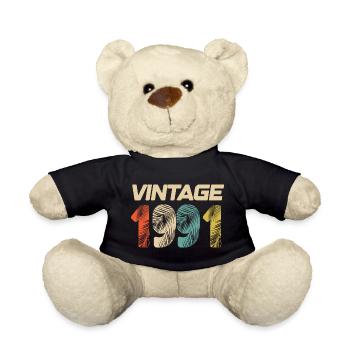 Vintage 1991 Retro - Best-seller - Nounours - noir - Devant