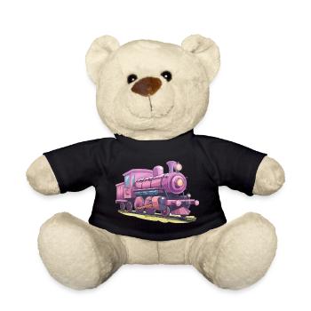 Lokomotive Comic Look - Teddy - Schwarz - Vorne