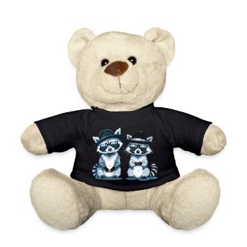 raton laveur - Nounours - noir - Devant