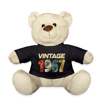 Vintage 1967 Retro - Bestseller - Teddy - Schwarz - Vorne