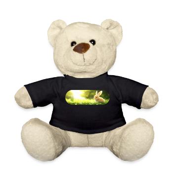 Lucky Bunny - Teddy Bear - black - Front