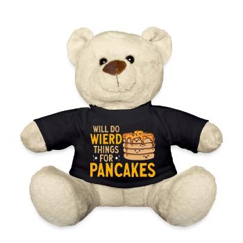 Pancake Breakfast Pancakes - Teddy Bear - black - Front