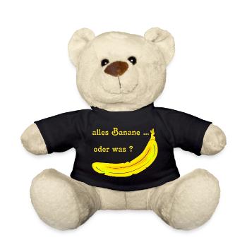 Banane obst - Teddy - Schwarz - Vorne