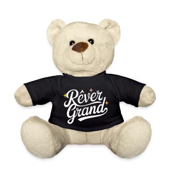 Rêver grand - Nounours - noir - Devant