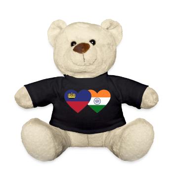 Liechtenstein Inde Drapeau - Nounours - noir - Devant