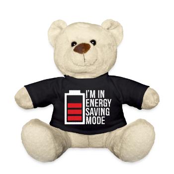 I'm in energy saving mode - Nounours - noir - Devant