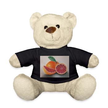 Blood Orange Illustration - Teddy Bear - black - Front