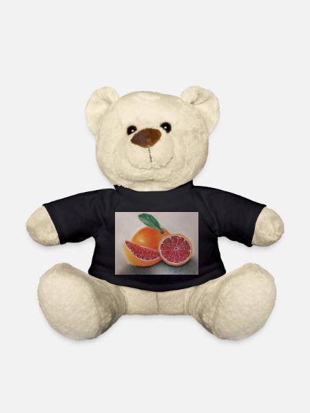 Blutorangen Illustration - Teddy - Schwarz