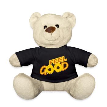 FEEL GOOD - Teddy Bear - black - Front