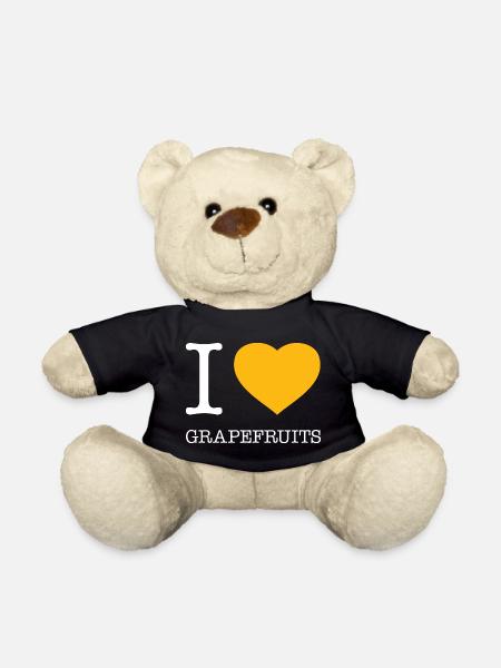 I LOVE GRAPEFRUITS - Teddy - Schwarz