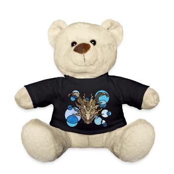 Géométrie du dragon - Nounours - noir - Devant