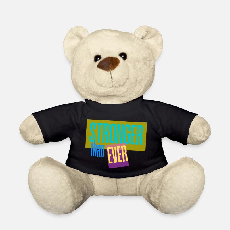 Stronger than ever - Teddy - Schwarz