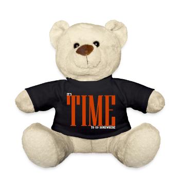 Es ist Zeit, irgendwohin zu gehen - Teddy - Schwarz - Vorne