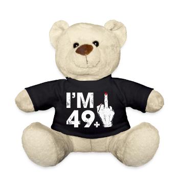 Rebellische Hand mit Erinnerung an Altersunterschiede - Teddy - Schwarz - Vorne
