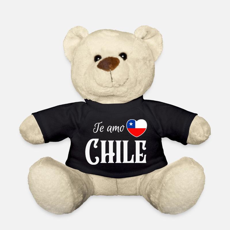 J’aime le Chili, fierté chilienne - Nounours - noir