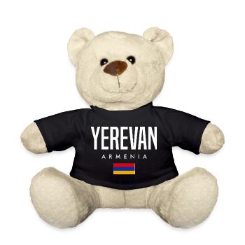 Erevan, Arménie - Nounours - noir - Devant