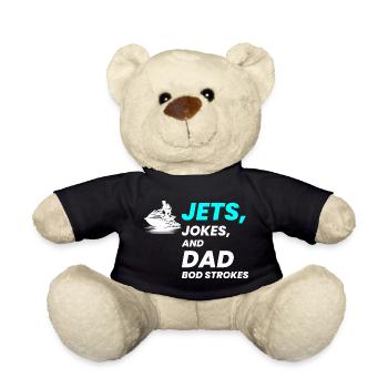 Jets-Witze und Dad Bod Strokes - Teddy - Schwarz - Vorne