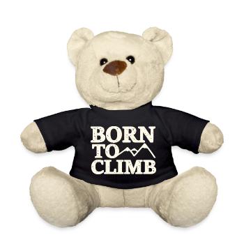 mountain range hiker - Teddy Bear - black - Front