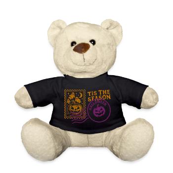 Gruseliger Halloween-Kürbis mit Geistern - Teddy - Schwarz - Vorne