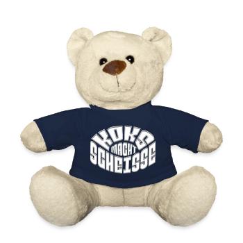 Cocaine makes shit! - Teddy Bear - french navy - Front
