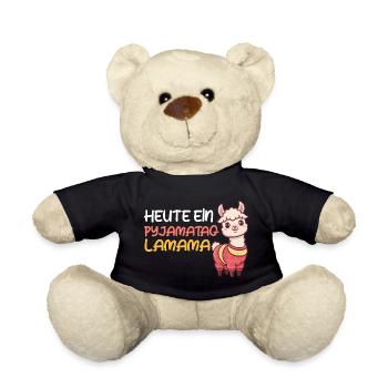 Future maman AUJOURD’HUI PYJAMA DAY LAMAMA Drôle - Nounours - noir - Devant