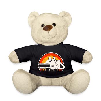 Ébéniste Ébéniste Cadeau Menuisier - Nounours - noir - Devant