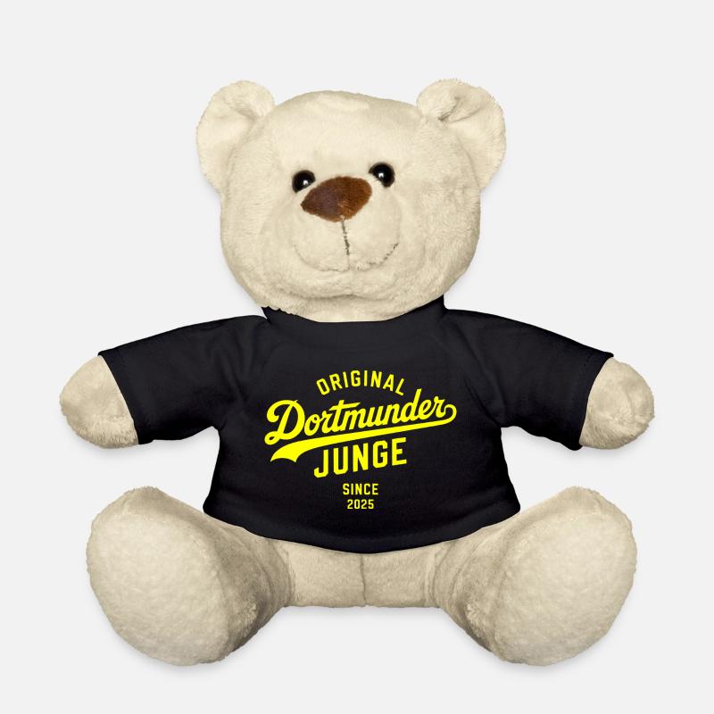 Echter Dortmund Hoodie Shirt Tasse Strampler - Teddy - Schwarz