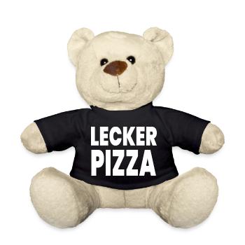 Pizza - Teddy - Schwarz - Vorne