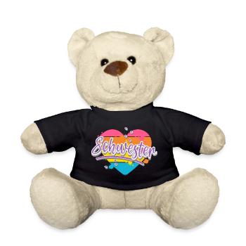 sister - Teddy Bear - black - Front