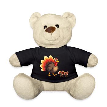 Thanksgiving Truthahn Baby - Teddy - Schwarz - Vorne