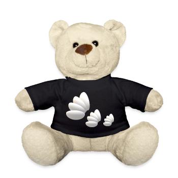 Fliegende Federn... - Teddy - Schwarz - Vorne