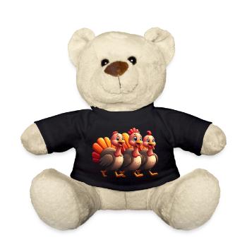Thanksgiving Truthahn Baby - Teddy - Schwarz - Vorne