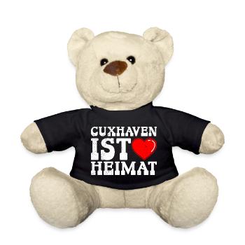 Nordsee Urlaub CUXHAVEN IST HEIMAT Lustig - Teddy - Schwarz - Vorne