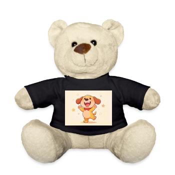 It's a funny dog - Teddy Bear - black - Front