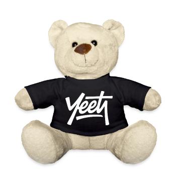Yeet – Lustige Gen-Alpha-Memes - Teddy - Schwarz - Vorne