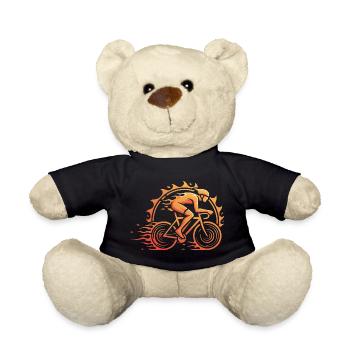 Cyclist - Teddy Bear - black - Front