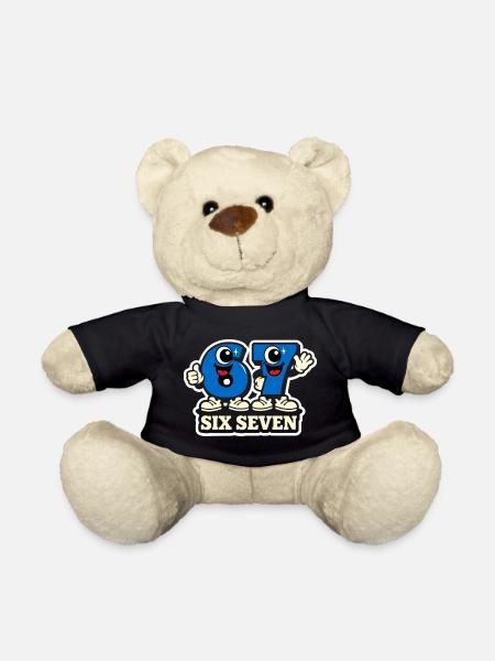 67 Six Seven Italian Meme - Teddy - Schwarz