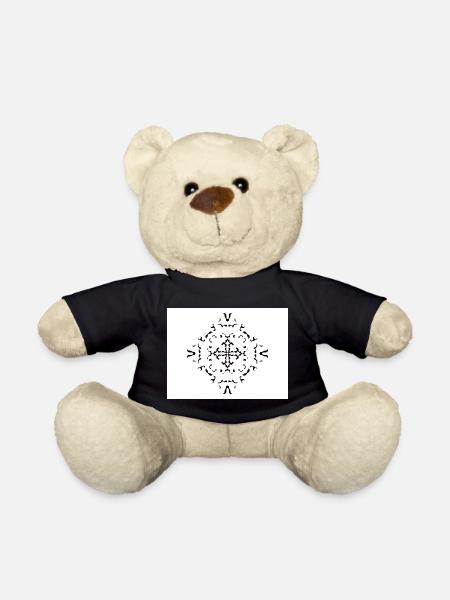 mandala1tv - Nounours - noir