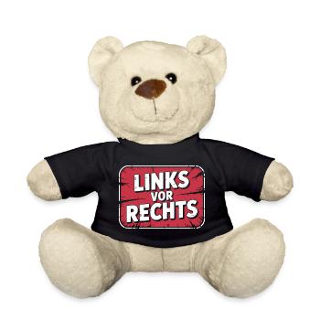 Gauche avant droite - Alerta Antifascista - Nounours - noir - Devant