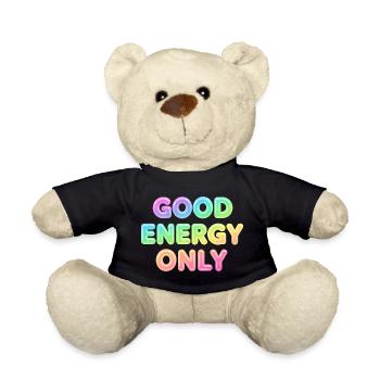 Énergie Positive Only – Typographie à Déclaration Positive - Nounours - noir - Devant