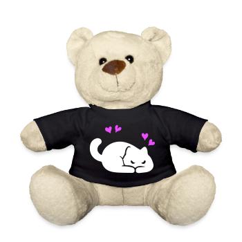 Amour des chats - Nounours - noir - Devant