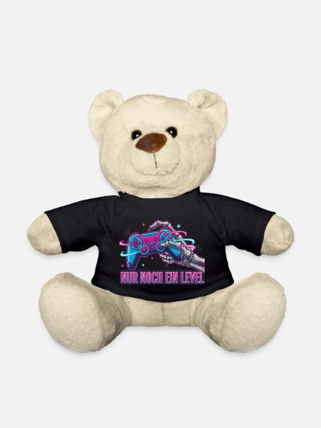 Nur_noch_ein_Level - Teddy - Schwarz