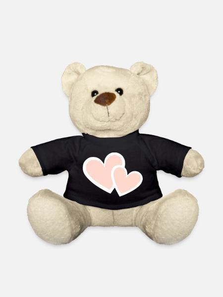 Valentinstag Pink Heart, Valentinstag - Teddy - Schwarz