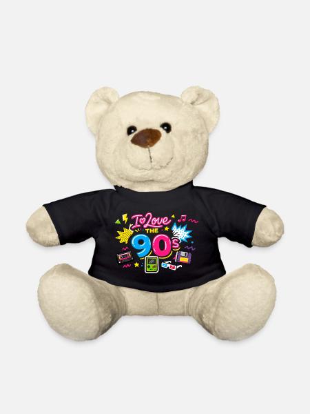90er Jahre - Teddy - Schwarz